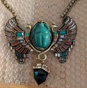 Chloe + Isabel scarab statement necklace